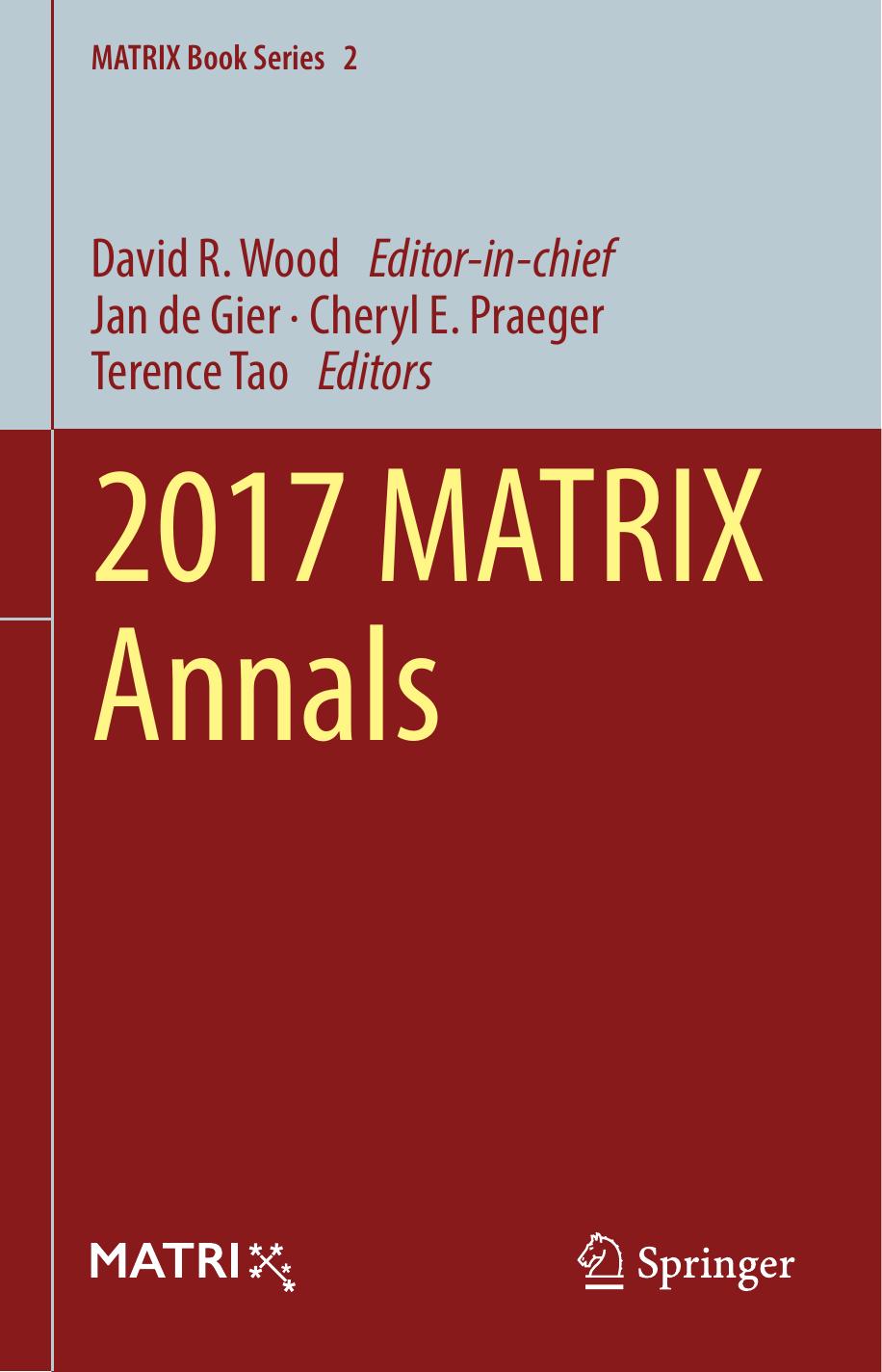 2017 MATRIX Annals 1th by Jan de Gier - Wei Zhi.jpg