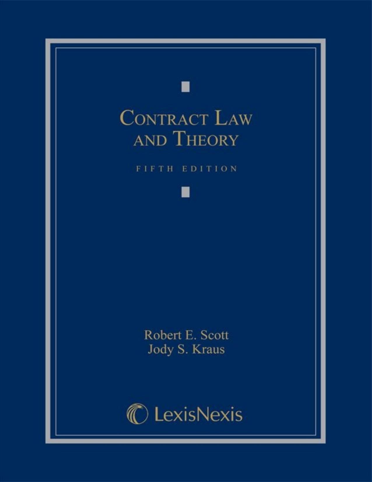 Contract Law and Theory, Fifth Edition.jpg