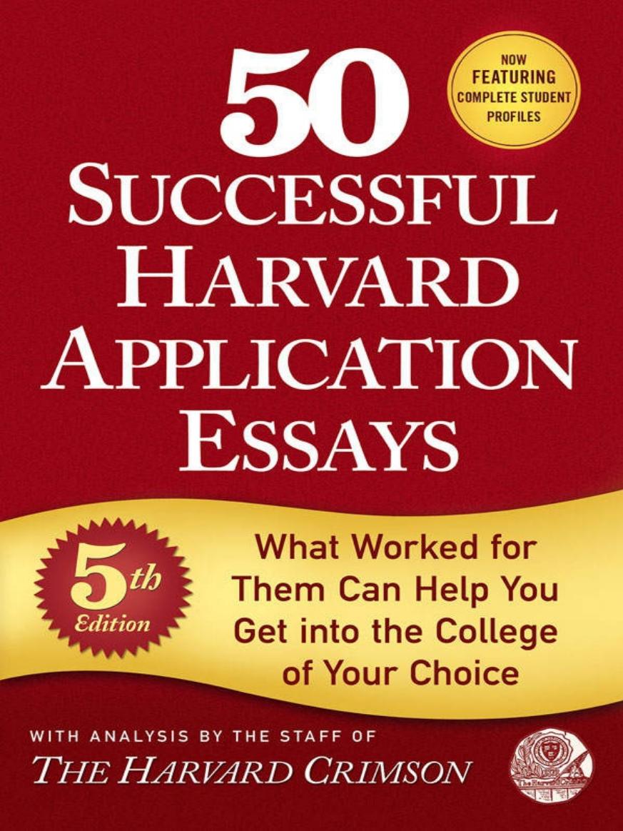 50 Successful Harvard Applicati 5th Ediiton by Staff of the Harvard Crimson - Staff of the Harvard Crimson.jpg