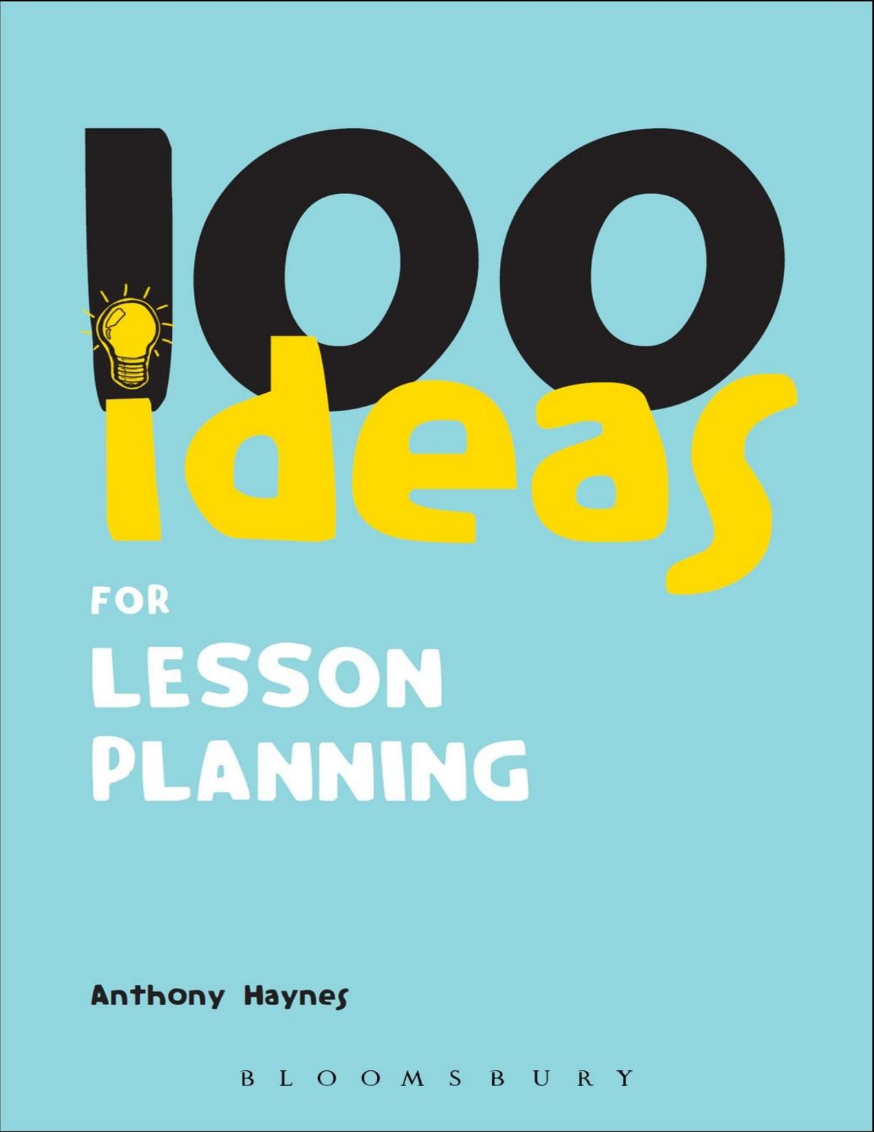 100 Ideas for Lesson Planning (Continuum One Hundreds).jpg