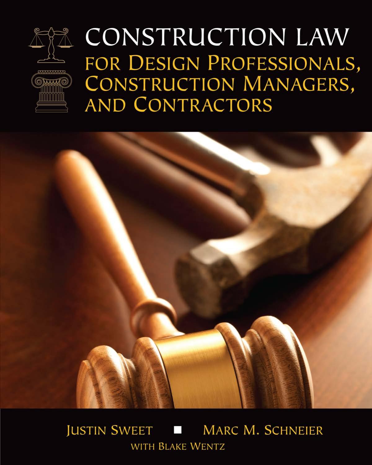 Construction Law for Design Professionals,Construction Managers and Contractors.jpg