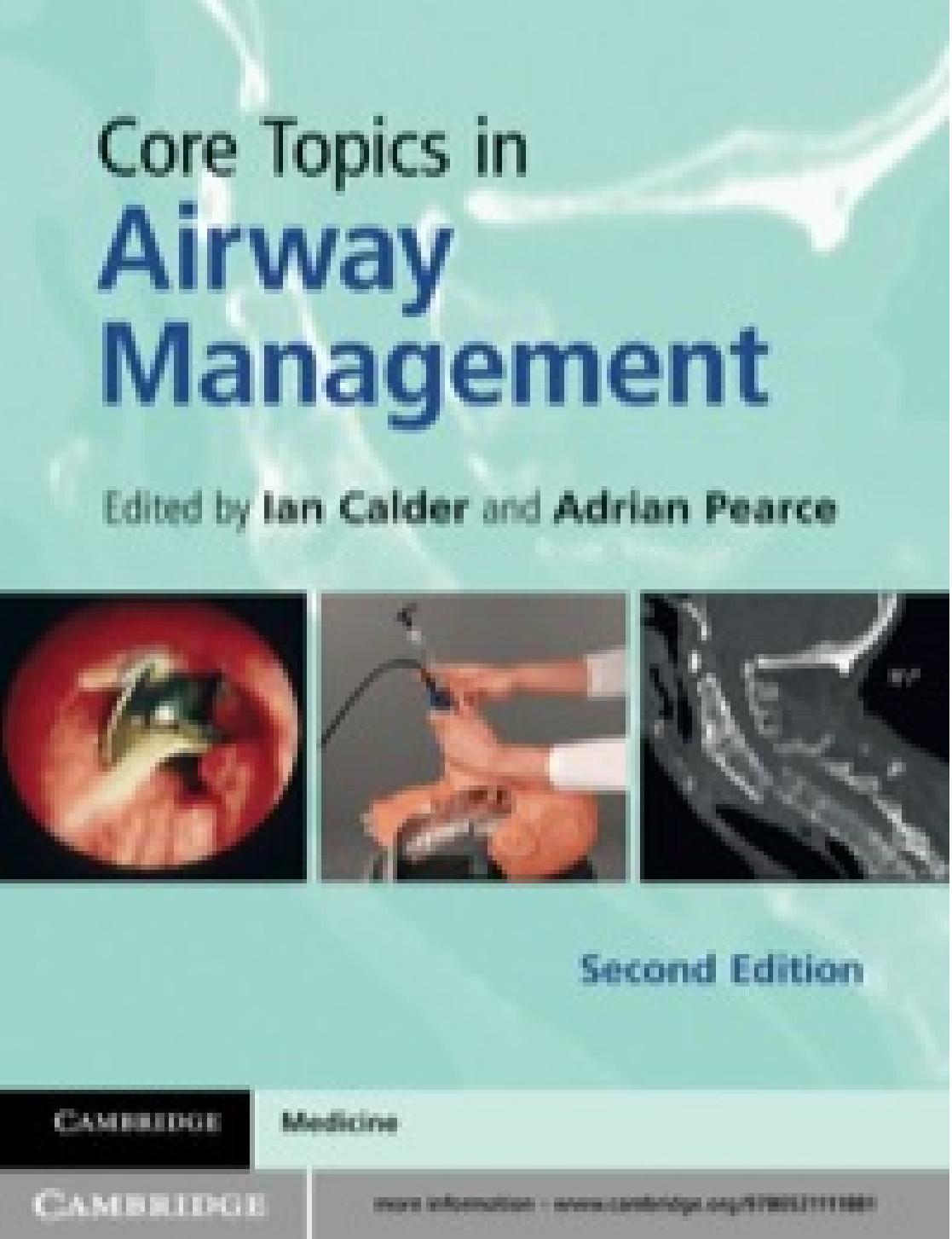 Core Topics in Airway Management 2nd Edition By Ian Calder - Wei Zhi.jpg