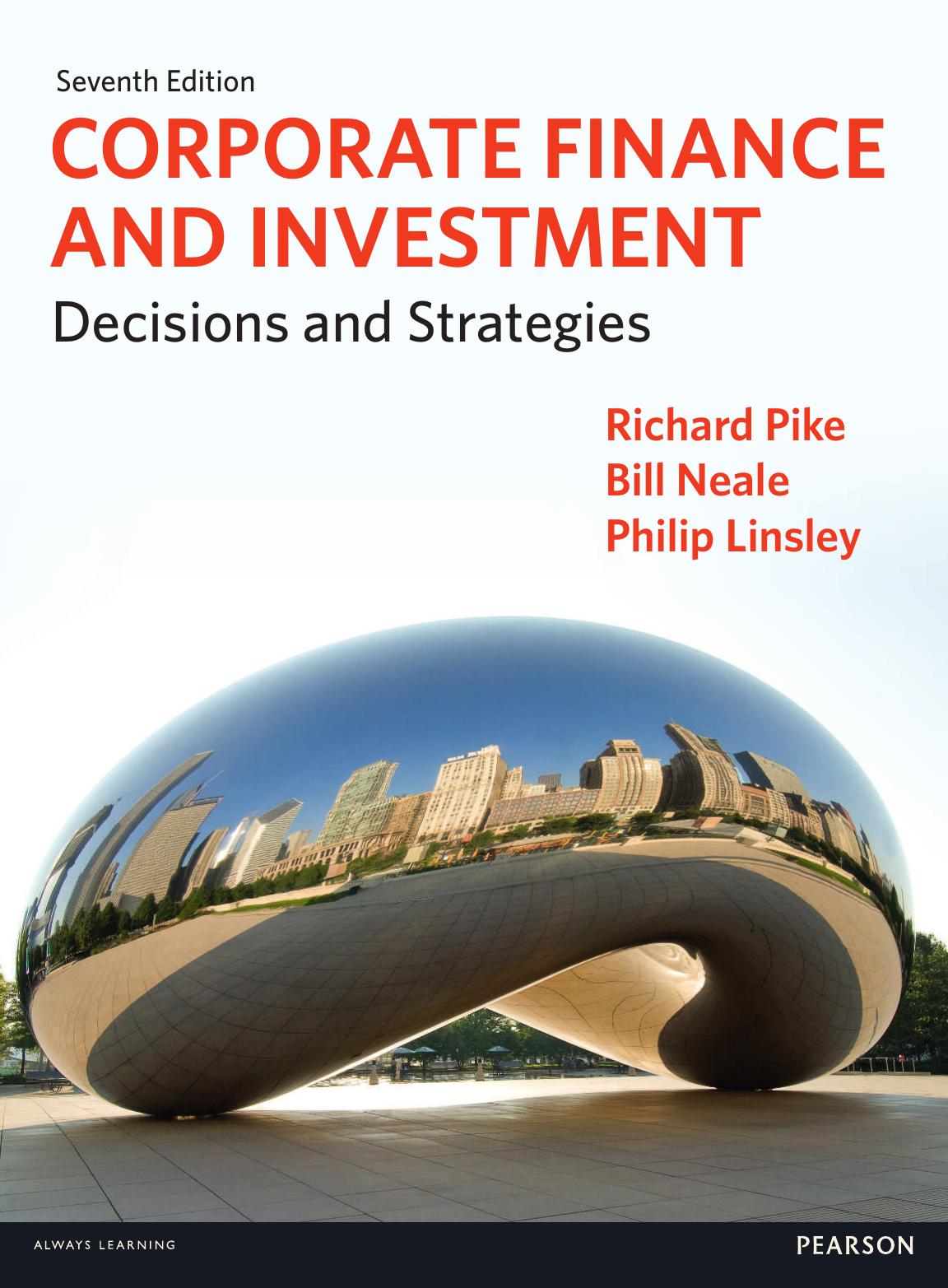 Corporate Finance and Investment 7th Edition by Richard Pike.jpg