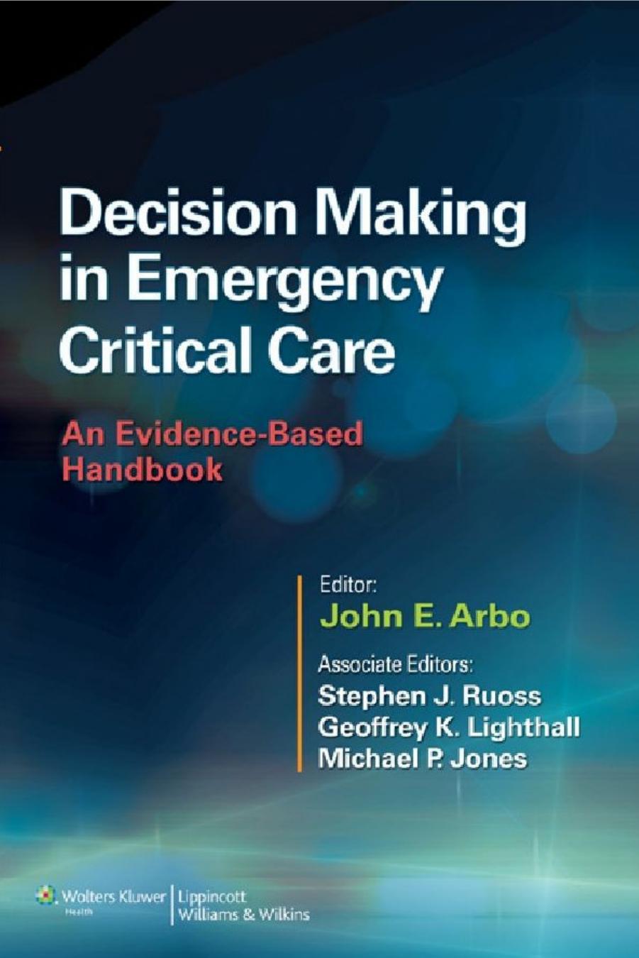 Decision Making in Emergency Critical Care An Evidence-Based Handbook.jpg