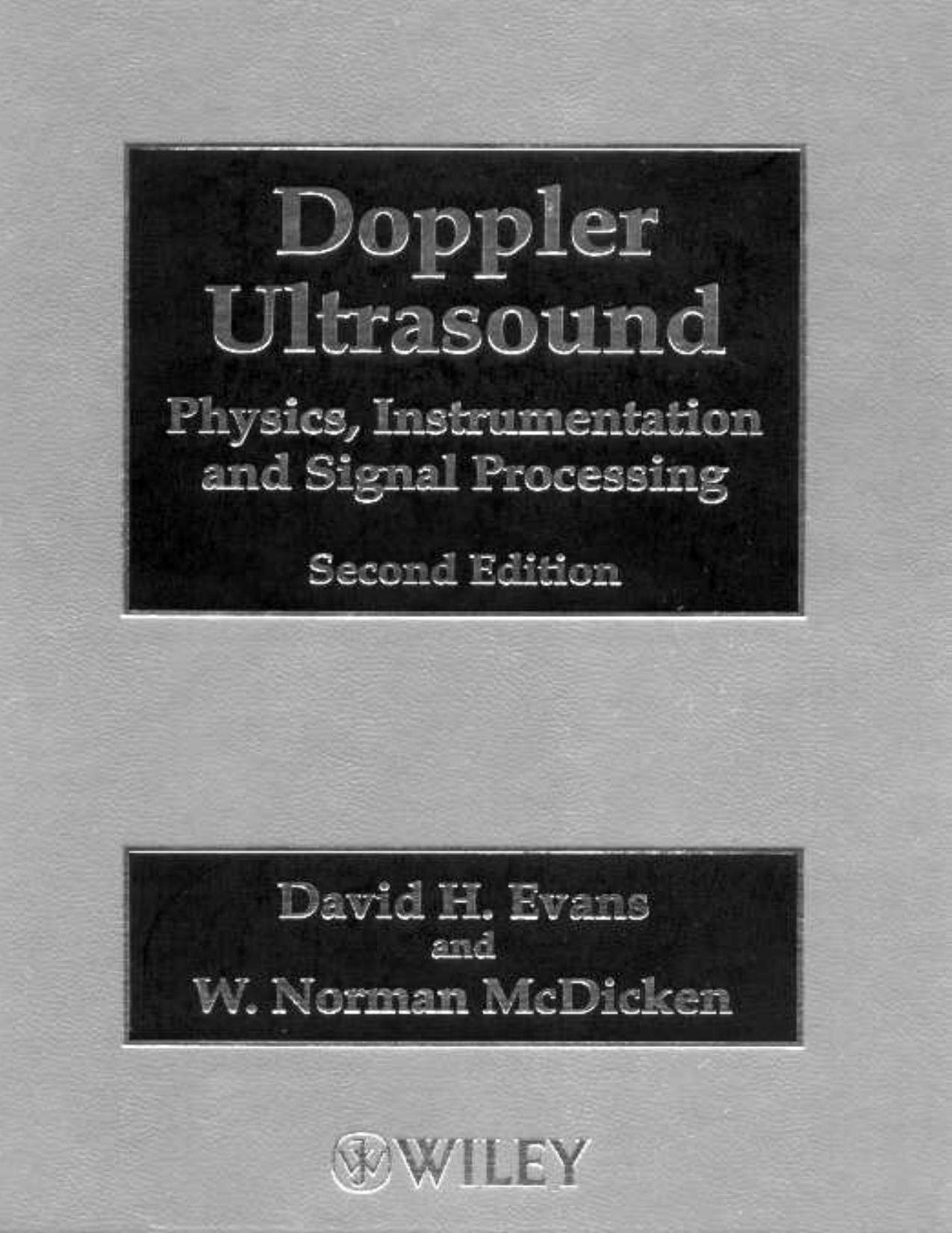 Doppler Ultrasound Physics, Instrumentation and Signal 2nd Edition.jpg