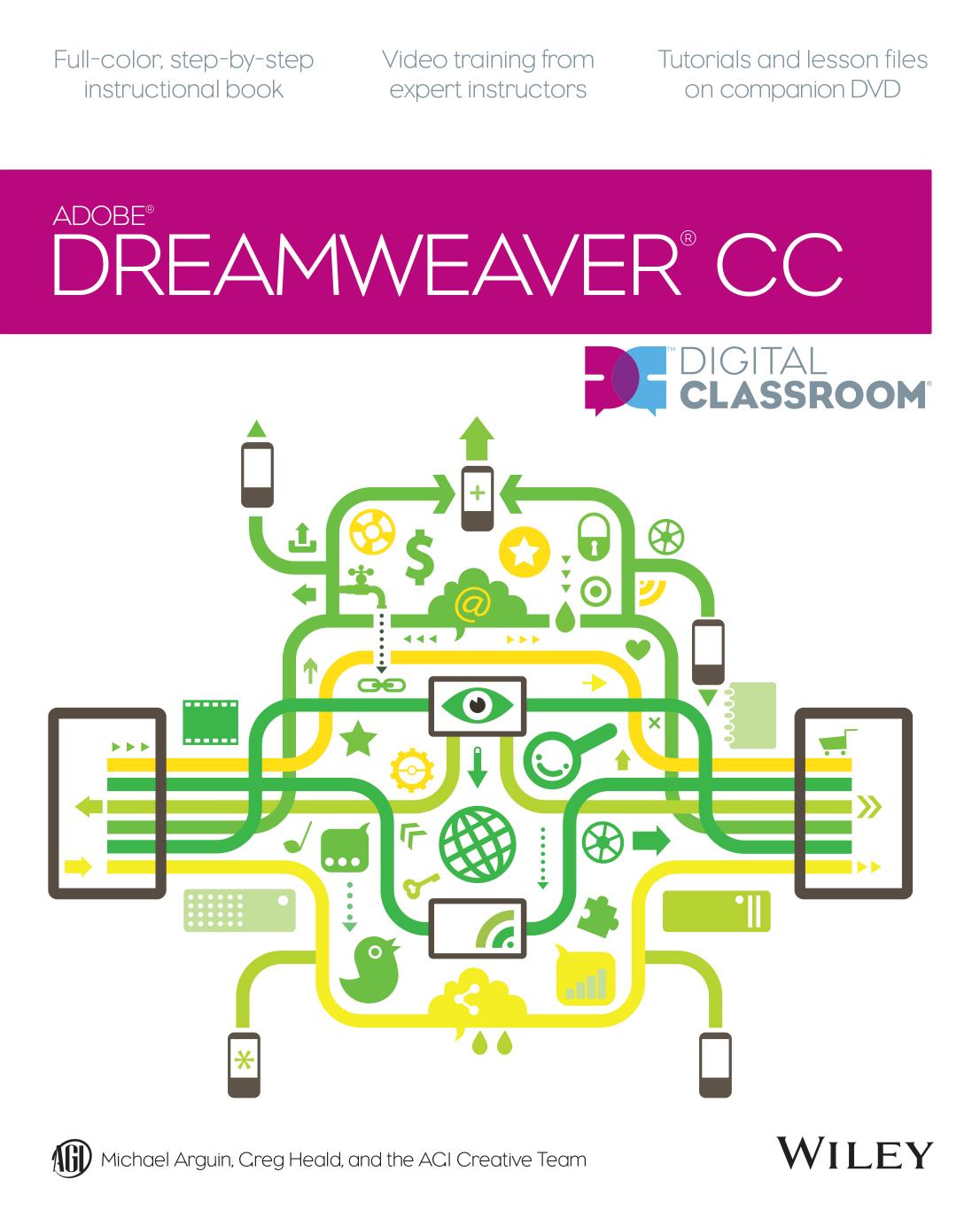 Dreamweaver CC Digital Classroom - AGI Creative Team, Arguin, Michael, Heald, Creg.jpg