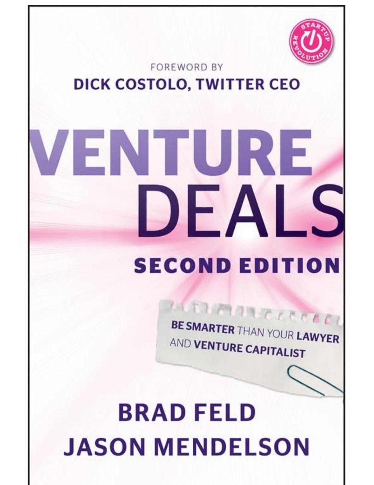 Venture Deals Be Smarter Than Your Lawyer and Venture Capitalist - Brad Feld & Jason Mendelson.jpg