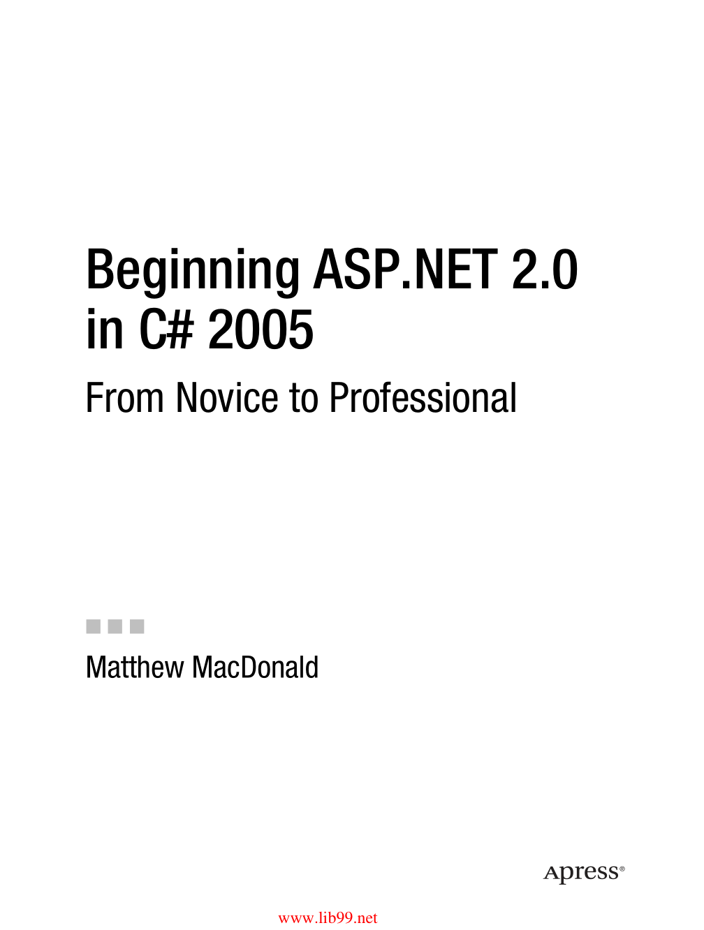 Beginning ASP.NET 2.0 in C 2005, 2nd Edition.png