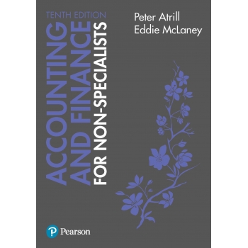 Accounting and finance for non specialists 10e， peter Atrill, Eddie Mclaney