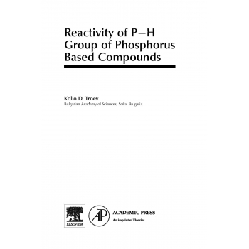 Reactivity of P-H Group of Phosphorus Based Compounds-2018