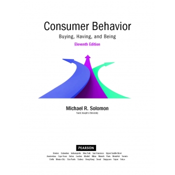 （textbook）Consumer Behavior, Buying, Having, And Being 11th By Solomon