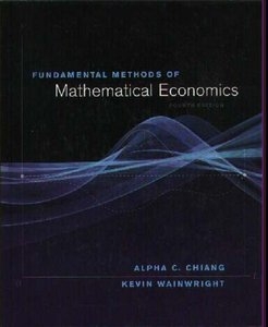 (textbook)Fundamental Methods of Mathematical Economics, 4th Edition