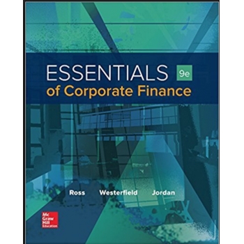 （solution manual）Essentials of Corporate Finance 9e