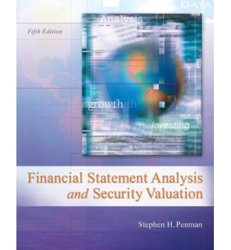 【solution manual】Financial Statement Analysis and Security Valuation 第五版 Stephen H. Penman