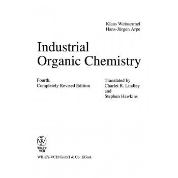 Industrial Organic Chemistry fourth Edition