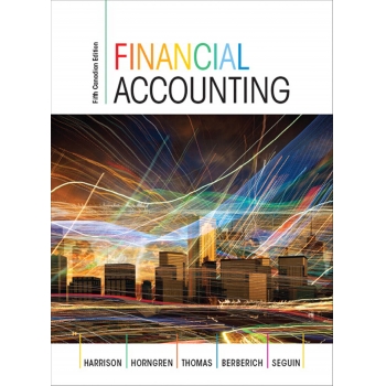 Financial Accounting Fifth Canadian Edition