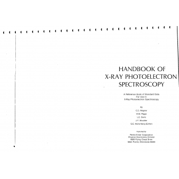 Handbook of X Ray Photoelectron Spectroscopy