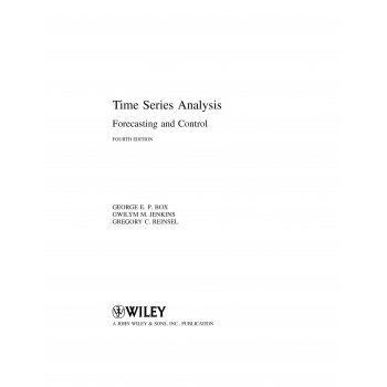 图灵原版数学统计学系列02 时间序列分析 预测与控制 Time Series Analysis -- Forecasting and Control, 4th Edition