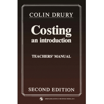 Costing An introduction Teachers’ Manual 2ed