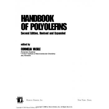 Handbook of Polyolefins Synthesis and Properties second edition