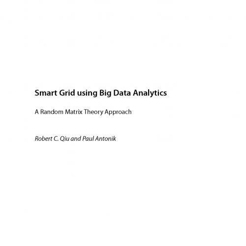 Smart Grid using Big Data Analytics. A Random Matrix Theory Approach