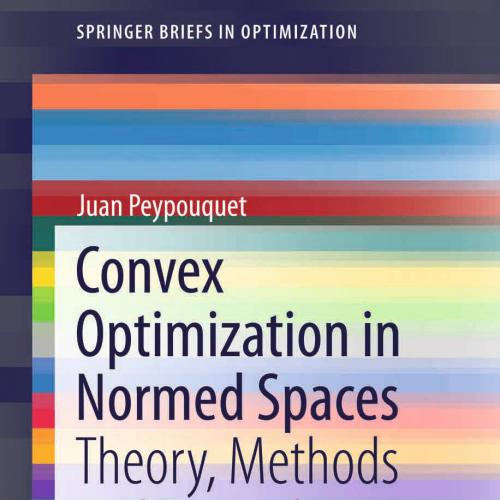 Convex Optimization in Normed Spaces Theory, Methods and Exampl