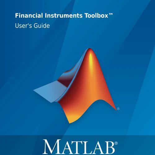 Matlab financial instruments toolbox user's guide (2018)