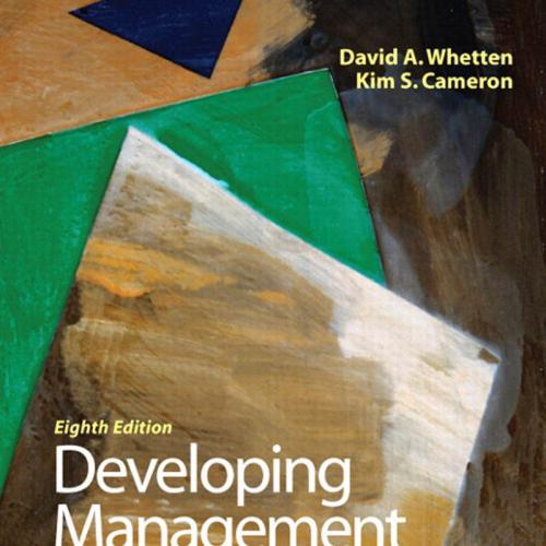 【课本testbank】Developing Management Skills (8th Edition)