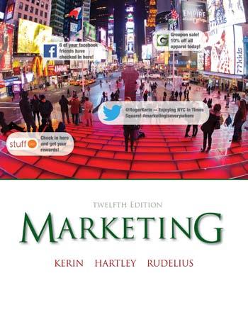 【题库testbank】Marketing 12th Edition Kerin Hartley Rudelius