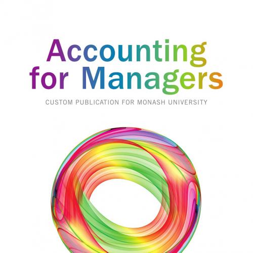 (AUCM) Accounting for Managers for Monash University - Birt, Jacqueline;