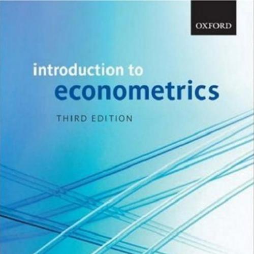 (Oxford) Introduction to Econometrics (2007)