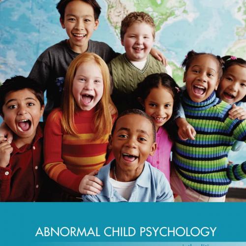 Abnormal Child Psychology, 6th ed.-Wei Zhi