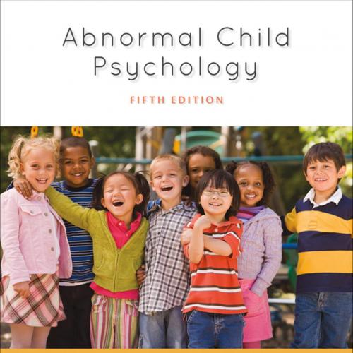 Abnormal Child Psychology-Eric J. Mash & David A. Wolfe