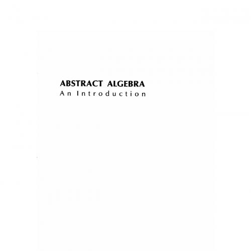 Abstract Algebra_ An Introduction