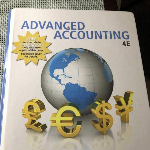 Advanced Accounting 4th edition by Susan S. Hamlen 80Yuan  - Wei Zhi