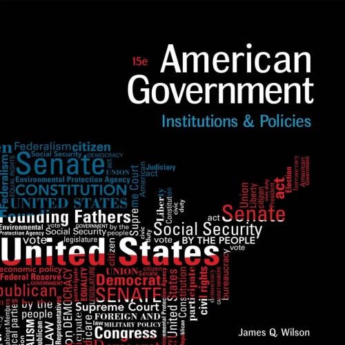 American Government Institutions and Policies Essentials 15th Edition