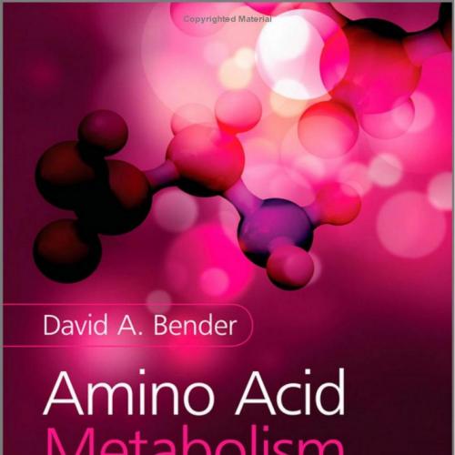 Amino Acid Metabolism 3rd Edition
