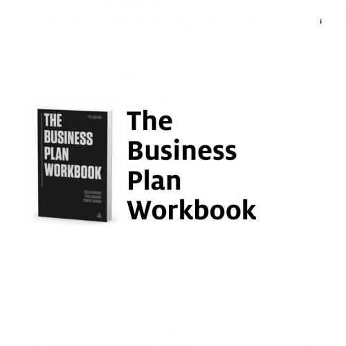 Business Plan Workbook 7th Edition by Colin Barrow, The