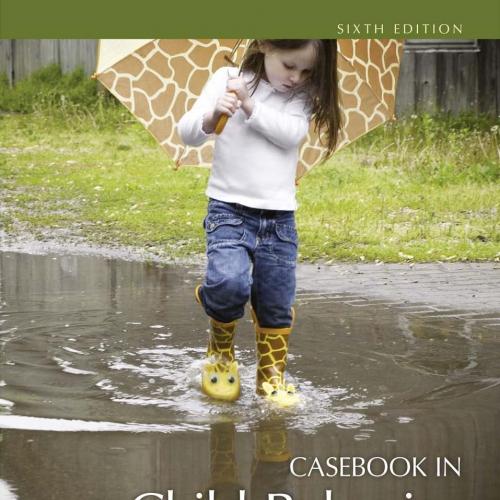 Casebook in Child Behavior Disorders 6th Edition by Christopher A. Kearney