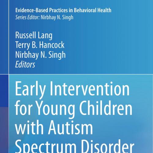 Early Intervention for Young Children with Autism Spectrum Disorder - Wei Zhi