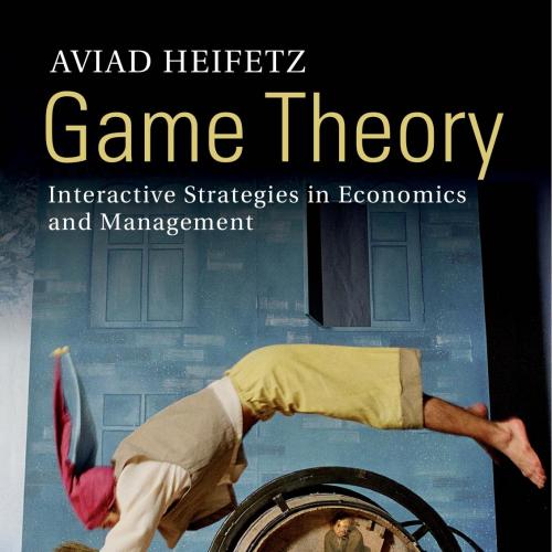Game Theory Interactive Strategies in Economics and Management by Aviad Heifetz