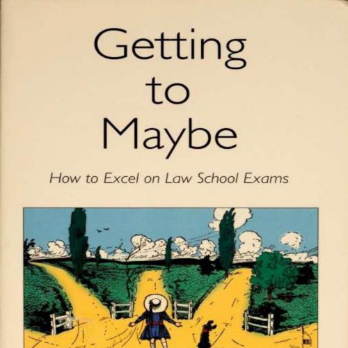 Getting to Maybe_ How to Excel - Richard Michael Fischl - Richard Michael Fischl & Jeremy Paul