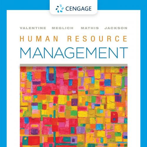 Human Resource Management 16th Edition- Sean R. Valentine