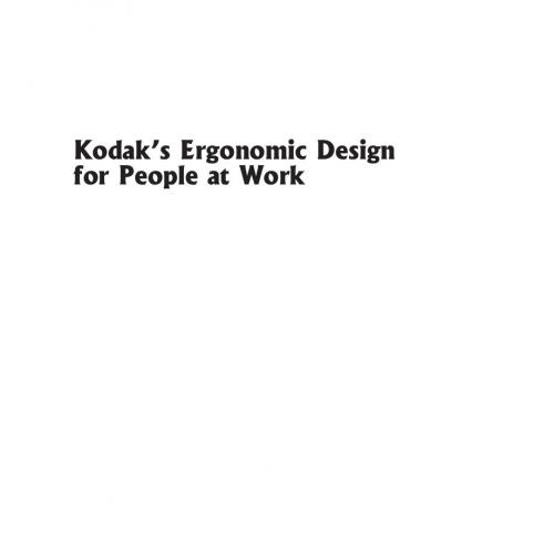Kodak's Ergonomic Design for People at Work - Wei Zhi