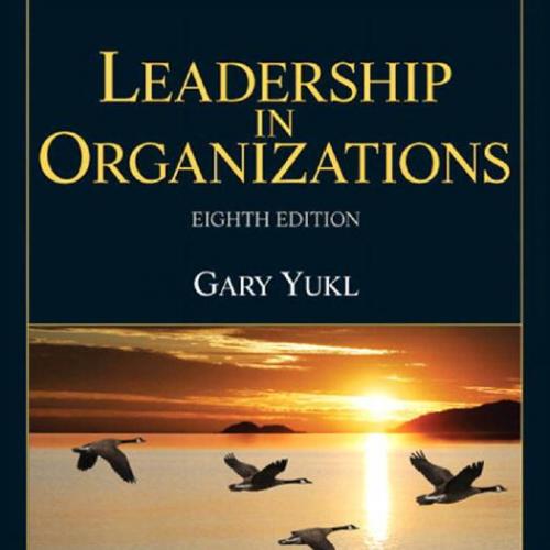 Leadership in Organizations 8th Edition