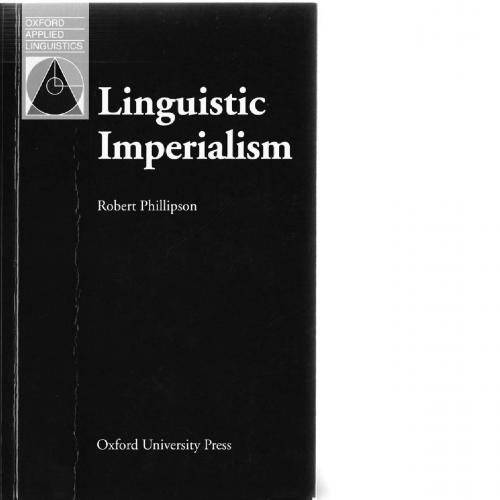 Linguistic Imperialism by Robert Phillipson