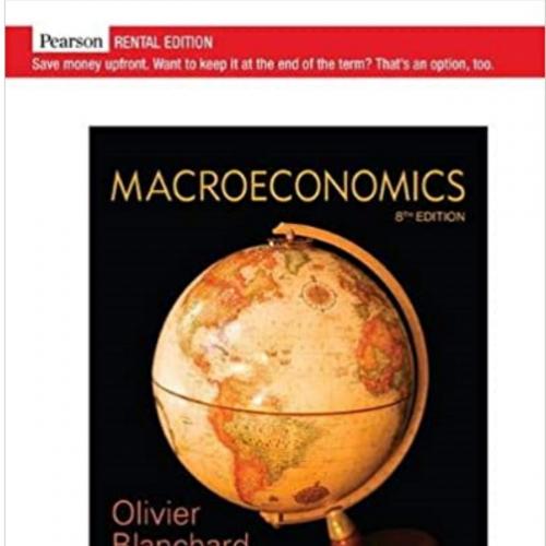 Macroeconomics 8th Edition by Olivier Blanchard 160Yuan