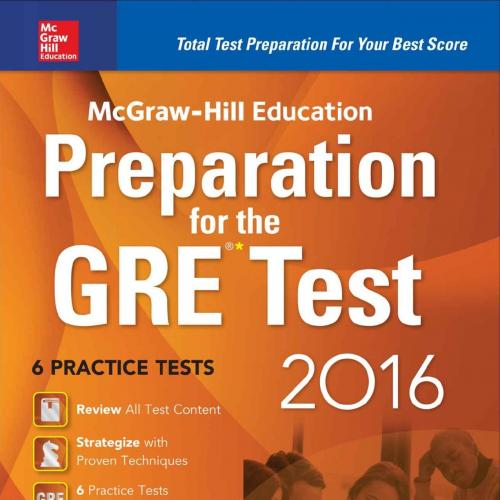 McGraw-Hill Education Preparation for the GRE Test 2016