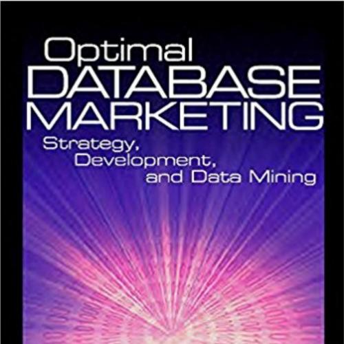Optimal Database Marketing-Drozdenko, Ronald G.,Drake, Perry D.-