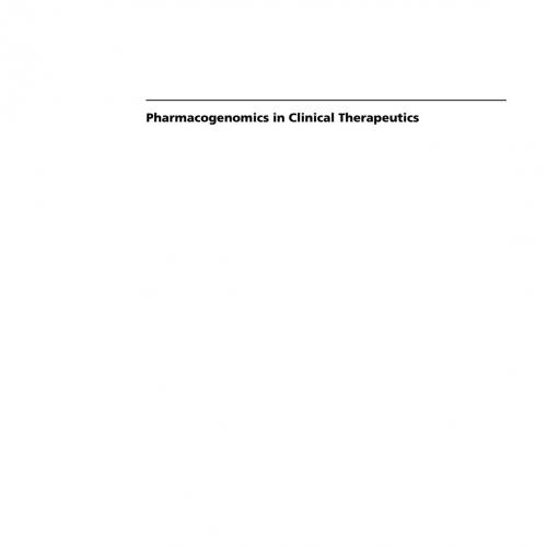 Pharmacogenomics In Clinical Therapeutics